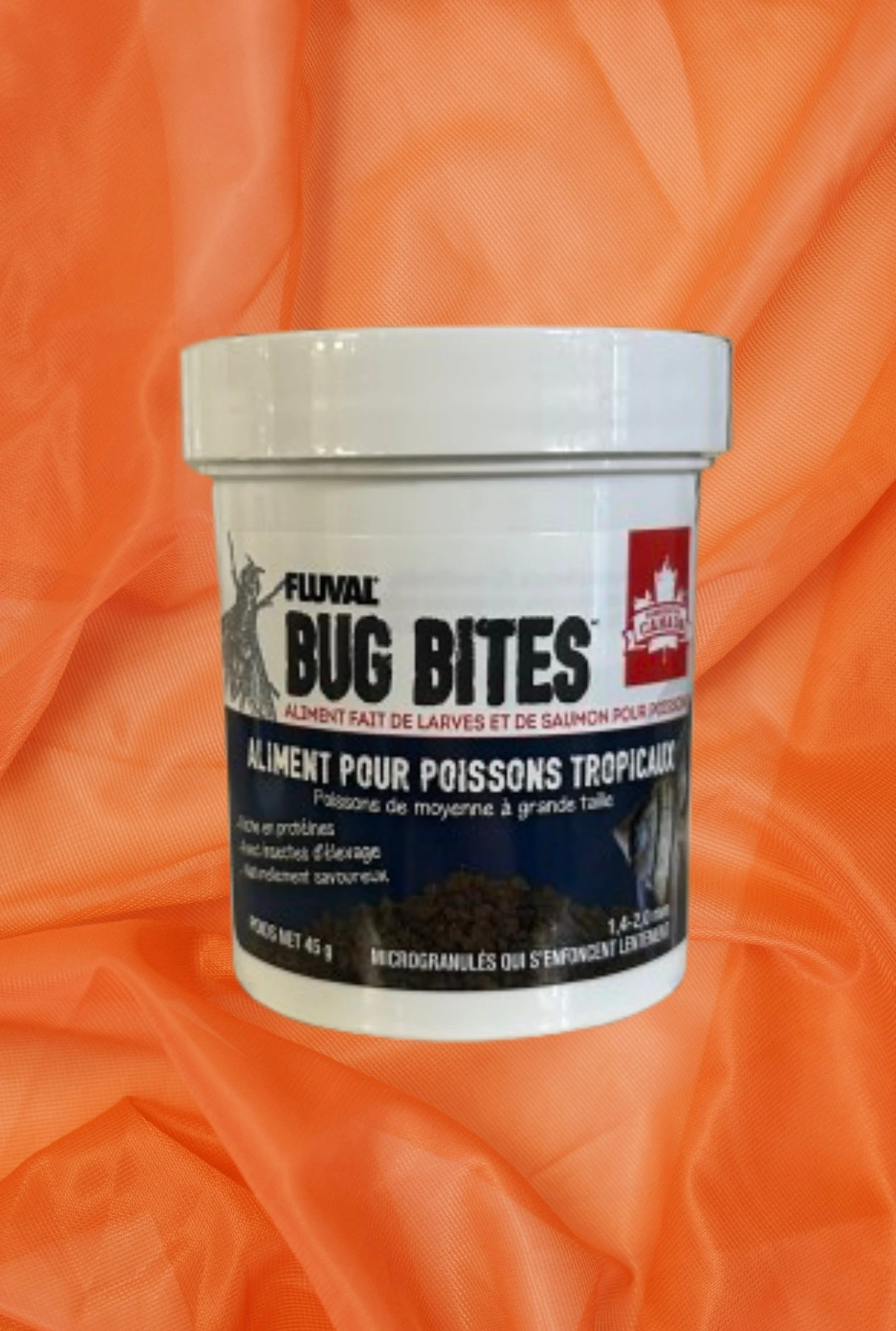 Slow sinking Fluval bug bites for medium to large fish